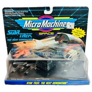 Micro Machines Star Trek The Next Generation MARAUDER BORG SHIP SHUTTLECRAFT New